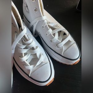 Platform converses never worn